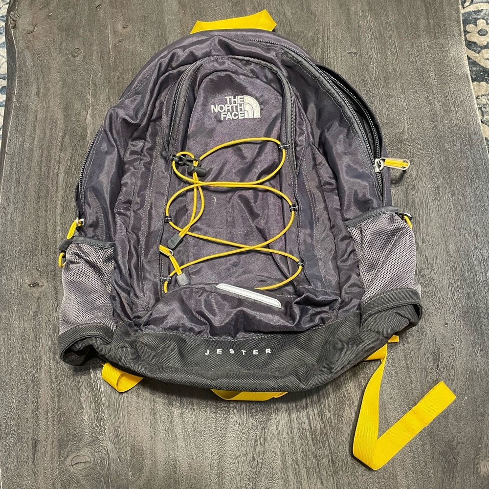 The North Face Jester Backpack - Gray & Yellow